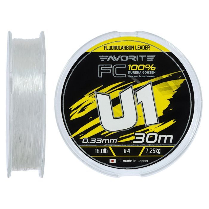 Флюорокарбон Favorite U1 FC 30m 3.0/0.285mm 13.2lb/5.97kg (1693.12.14)