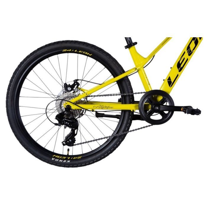 Велосипед Leon 24" JUNIOR DD рама-12" AL 2025 білий з бузковим (OPS-LN-24-115) изображение 4