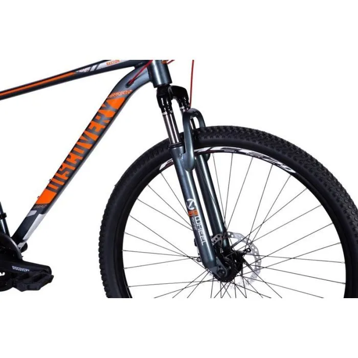 Велосипед Discovery 29" BASTION DD рама-19" AL 2025 сіро-помаранчевий (OPS-DIS-29-204) изображение 4