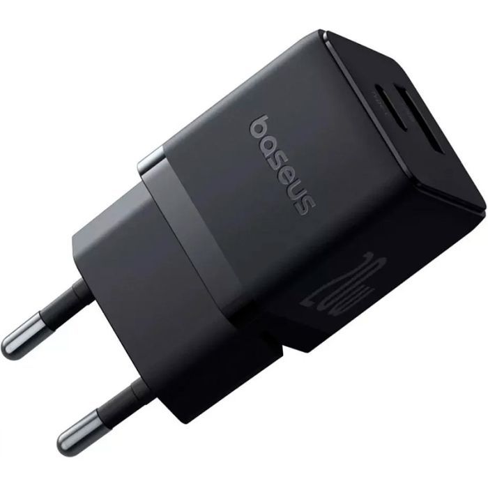 Зарядное устройство Baseus Palm Fast Charger C+U 20W black (P10111608113-00) изображение 4