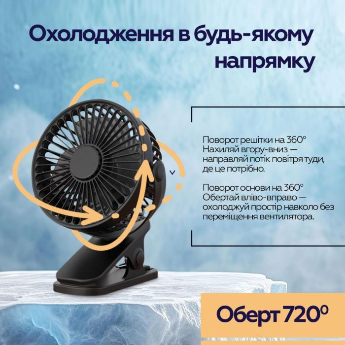 Вентилятор XoKo XK-P6-WH зображення 5