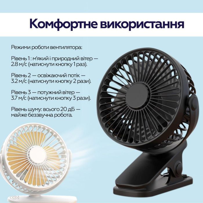 Вентилятор XoKo XK-P6-WH зображення 8