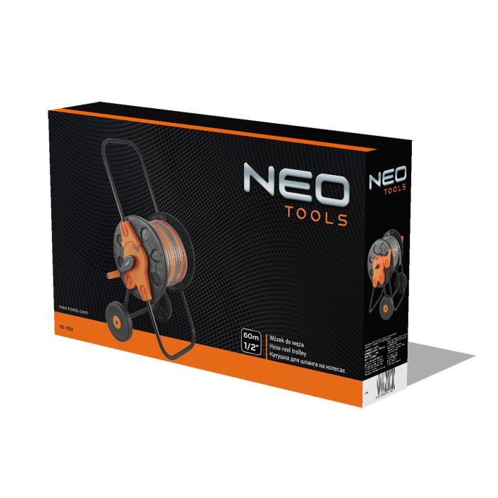 Тележка для шланга Neo Tools 60м 1/2" 20м 3/4" (15-793) изображение 2