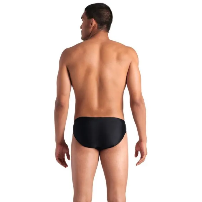 Плавки Arena Stripe Swim Briefs 007929-550 чорний, сірий 85 (3468337395195) изображение 2