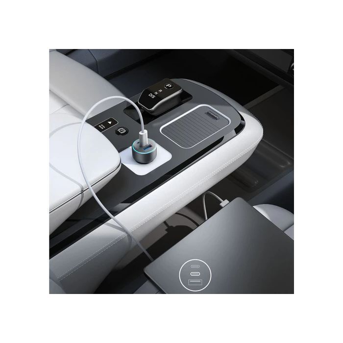 Зарядний пристрій Anker 325 PowerDrive USB-C PD67W + USB-A 22.5W Black (A2731HA1) зображення 4