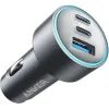 Зарядное устройство Anker 325 PowerDrive USB-C PD67W + USB-A 22.5W Black (A2731HA1)