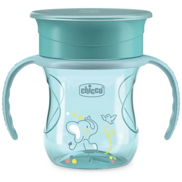 Поильник-непроливайка Chicco Perfect Cup 200 мл. від 12 місяців (блакитна) (06951.25)
