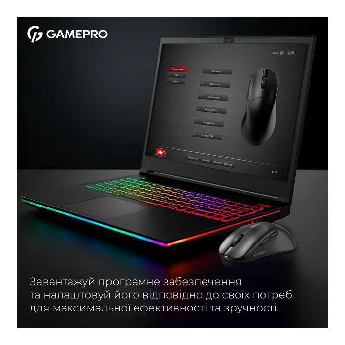 Мышка GamePro Asgard Surt Wireless/Bluetooth/USB White (GM017W) изображение 9