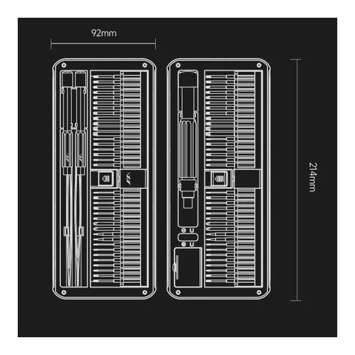 Викрутка Xiaomi JIMIHOME 80in1 Black (JM-GNT80) зображення 6