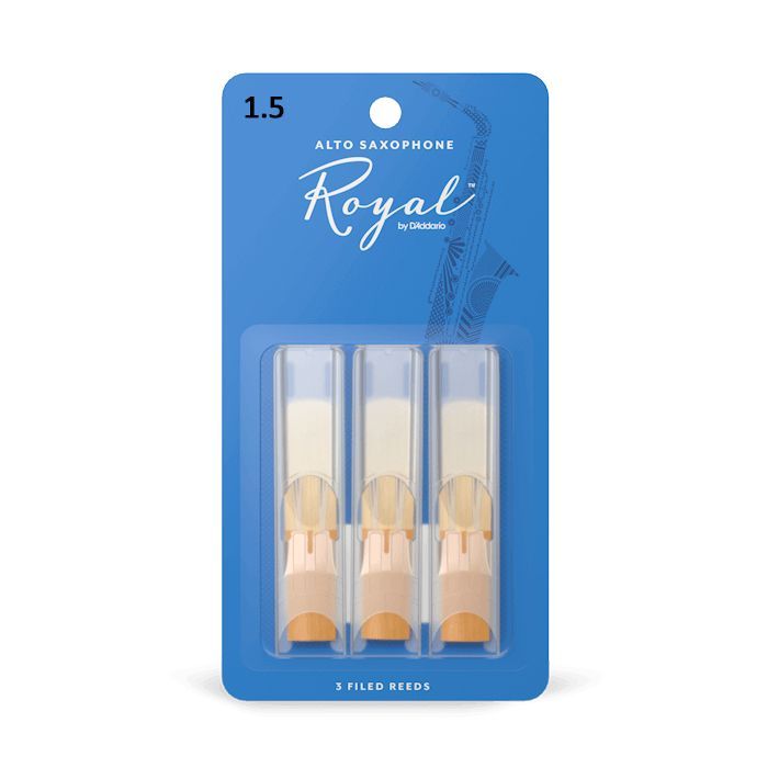 Тростина для саксофона D'Addario Royal - Alto Sax #1.5 - 3-Pack (RJB0315)