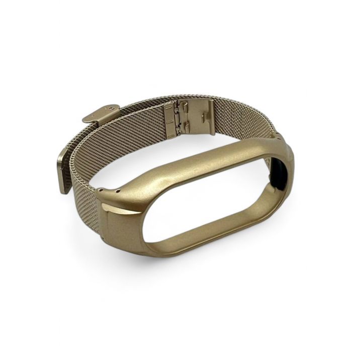 Ремешок для фитнес браслета BeCover Metal для Xiaomi Mi Smart Band 9 Gold (711980)
