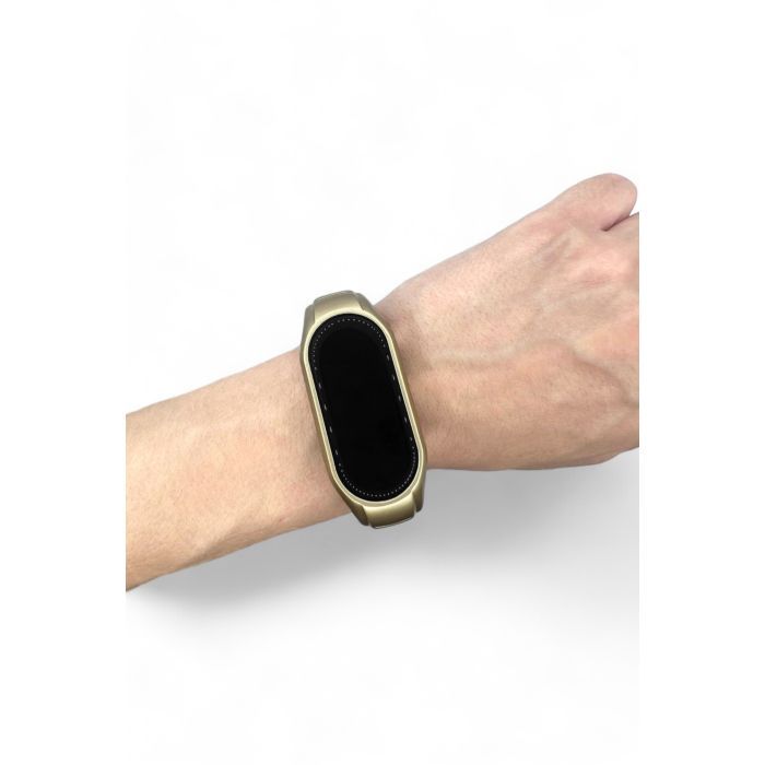 Ремешок для фитнес браслета BeCover Metal для Xiaomi Mi Smart Band 9 Gold (711980) изображение 7