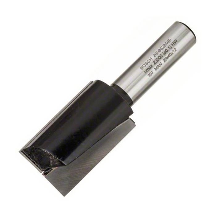 Фреза Bosch Professional пазова з двома лезами, Std, S12, D25, L40 (2.608.628.469)