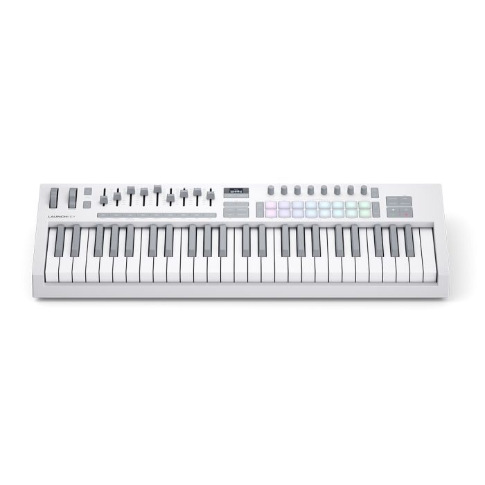 MIDI-клавіатура Novation Launchkey 49 MK4 White Edition (301235) зображення 2
