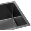 Мийка кухонна GRANADO Under top L STEEL S201 black (GS09201B) зображення 5
