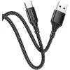 Дата кабель USB 2.0 AM to USB-C 1.0m 2.4A black BOROFONE (6931474745835)