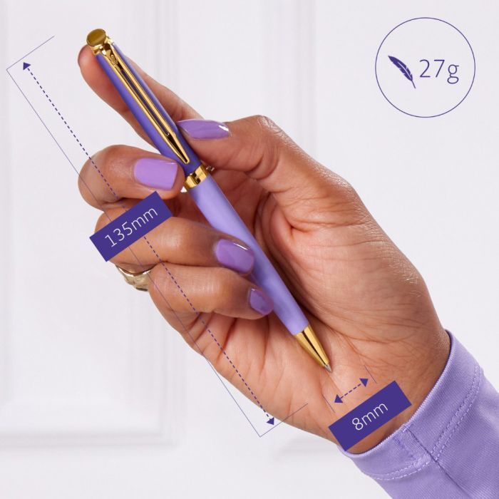 Ручка кулькова Waterman HEMISPHERE Colour Blocking Purple GT BP (22 580) зображення 6