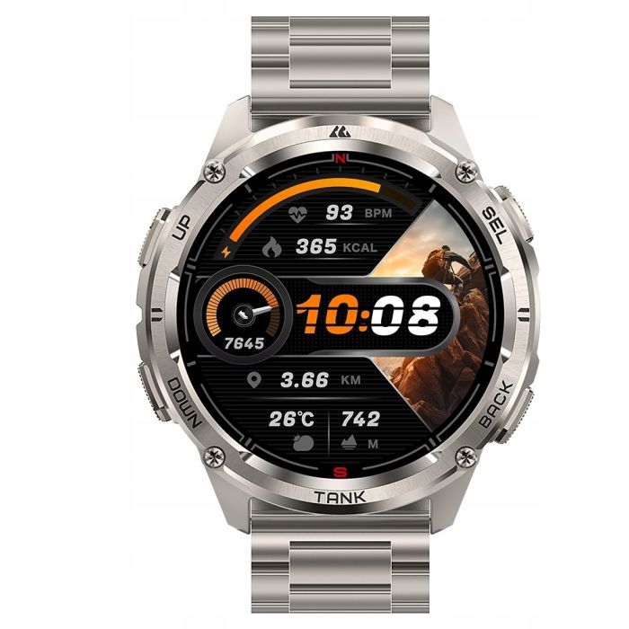 Смарт-годинник KOSPET Tank T3 ULTRA 2 SE SILVER (6974958251187) зображення 2