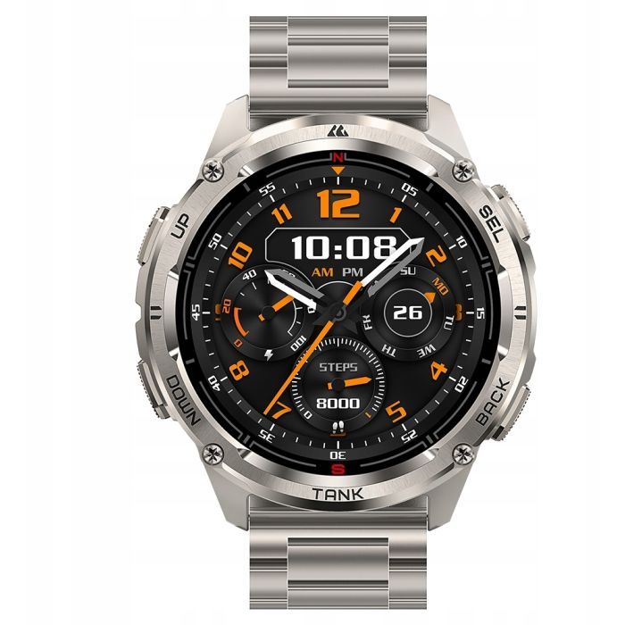 Смарт-годинник KOSPET Tank T3 ULTRA 2 SE SILVER (6974958251187) зображення 6