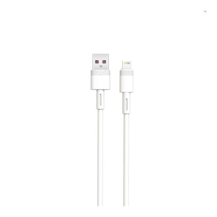 Дата кабель USB 2.0 AM to Lightning 1.0m 5A white XO (XO-NBQ166-L-1-WH)