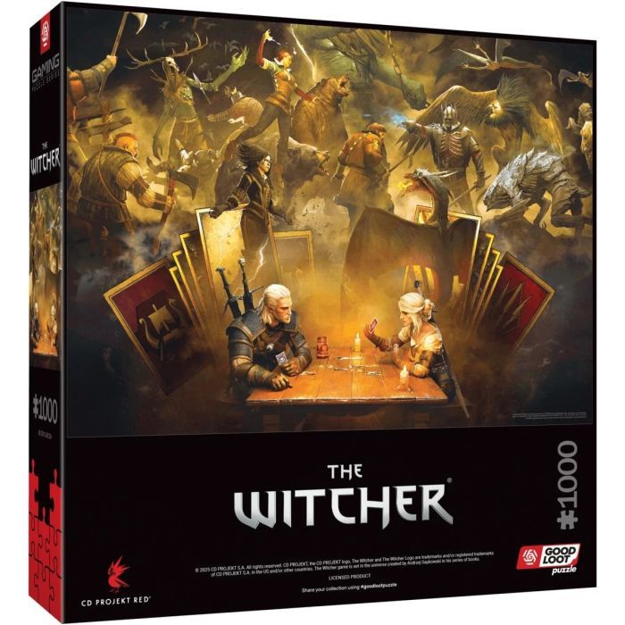 Пазл GoodLoot The Witcher Playing Gwent 1000 эл. (5908305249634) изображение 5