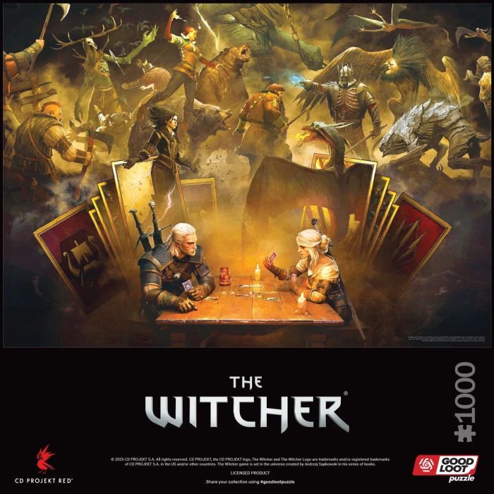 Пазл GoodLoot The Witcher Playing Gwent 1000 эл. (5908305249634) изображение 6