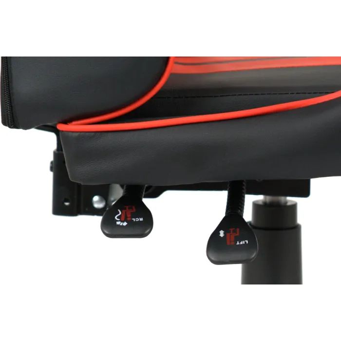 Кресло игровое Аклас Стрек Light ANF Красный (PU-черный/красный) (00160344) изображение 10