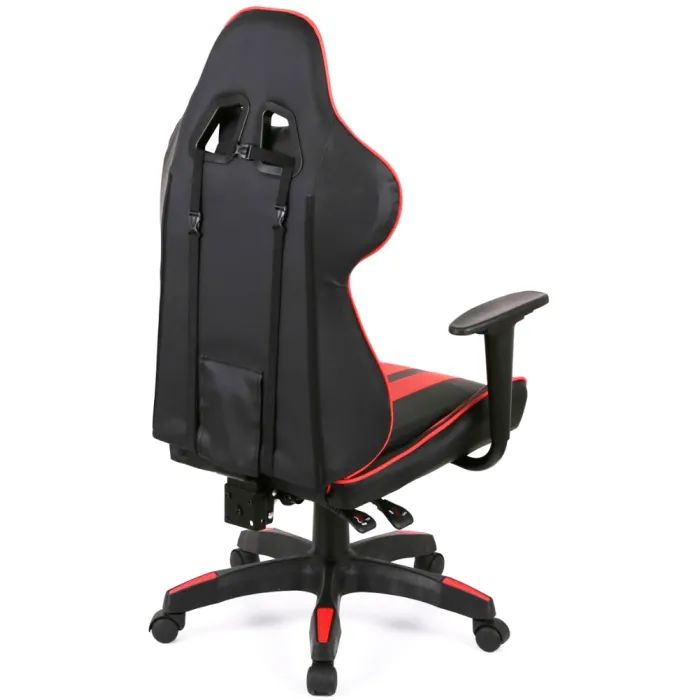 Кресло игровое Аклас Стрек Light ANF Красный (PU-черный/красный) (00160344) изображение 4