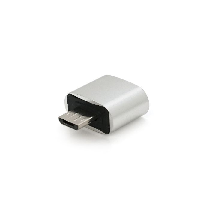 Переходник USB 2.0 AF to Micro 5P M OTG silver Voltronic (YT-AF/M)