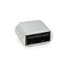 Переходник USB 2.0 AF to Micro 5P M OTG silver Voltronic (YT-AF/M) изображение 2