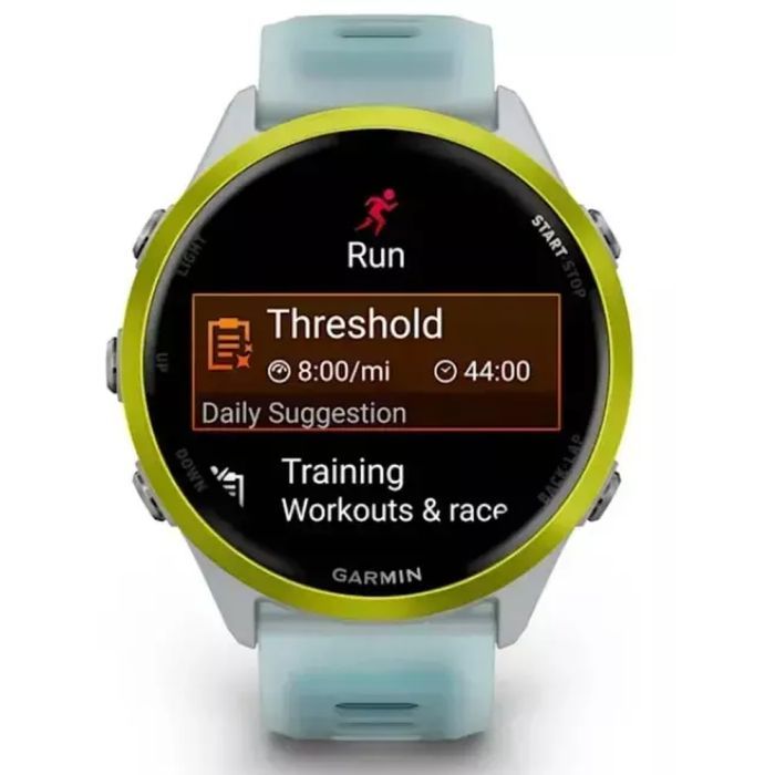 Смарт-годинник Garmin Forerunner 570 - 47MM, Whitestone/Amp Yellow, GPS (010-02971-01) зображення 2
