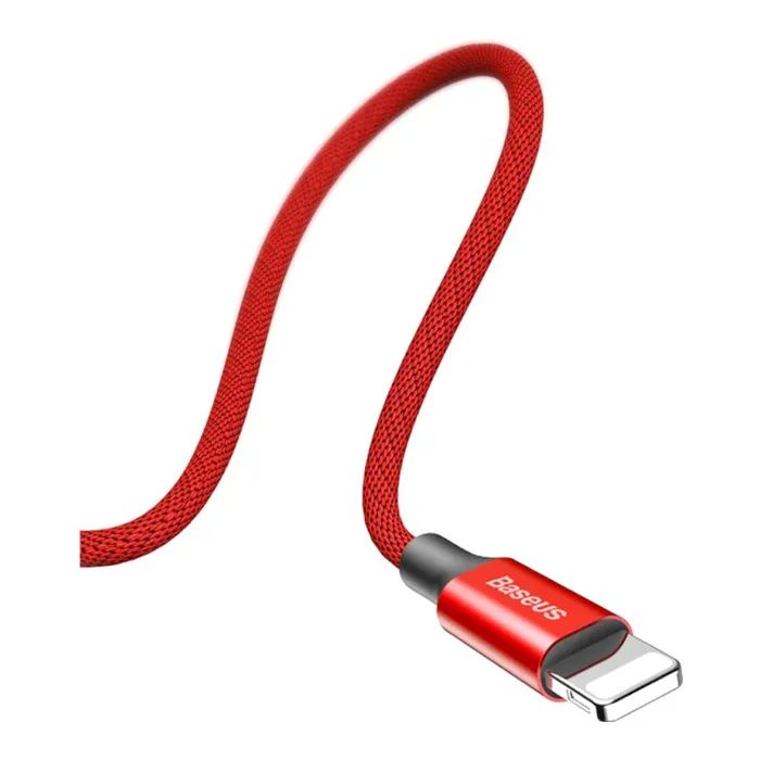Дата кабель USB 2.0 AM to Lightning 1.8m red Baseus (CALYW-A09) изображение 2
