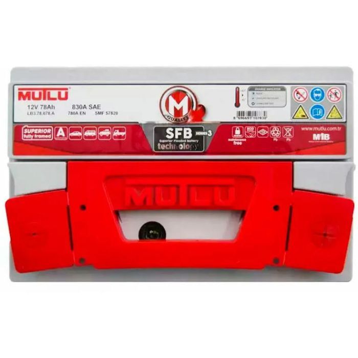 Акумулятор автомобільний MUTLU 6СТ-78 (0) SFB LB3.78.078.A зображення 2