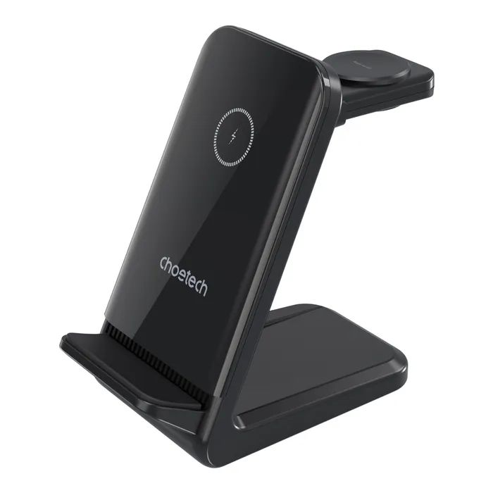 Зарядное устройство Choetech Wireless 3-in-1 15W black (T608-F) > цены в Киеве и Украине Зарядное устройство Choetech Wireless 3-in-1 15W black (T608-F)