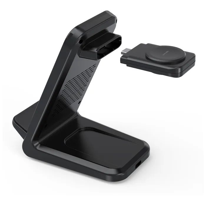 Зарядное устройство Choetech Wireless 3-in-1 15W black (T608-F) изображение 3 Зарядное устройство Choetech Wireless 3-in-1 15W black (T608-F) изображение 3