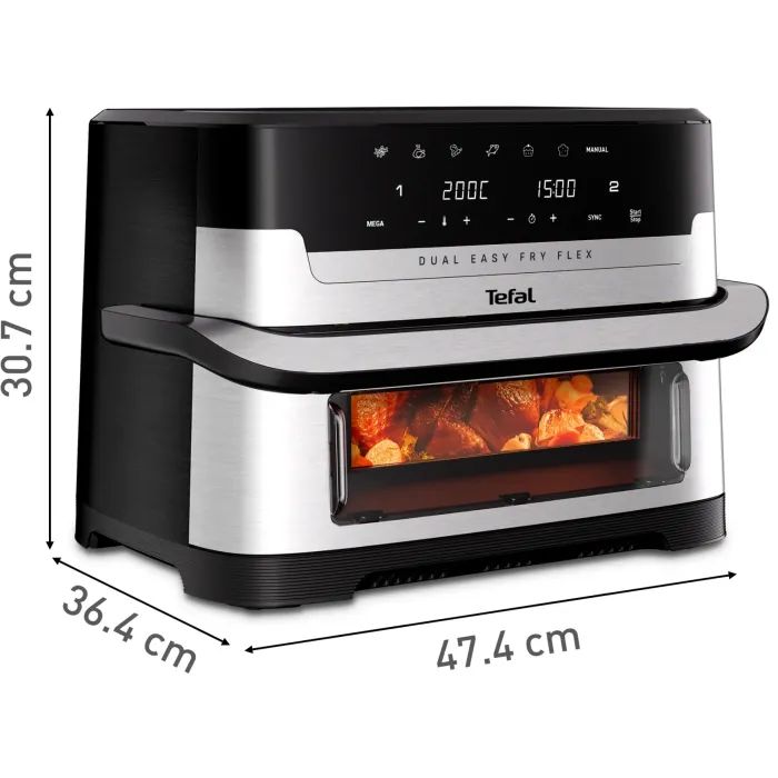 Мультипіч Tefal Dual Easy Fry Flex (EY922DE0) зображення 4