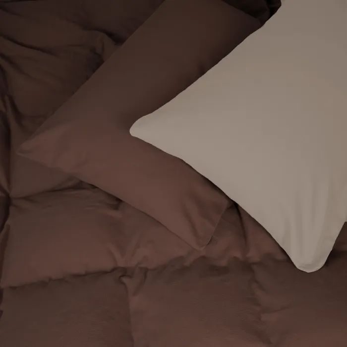 Постельное белье MirSon 004-003 Cappuchino/Brown Фланель 2x143x210 Семейный (2200009658013)