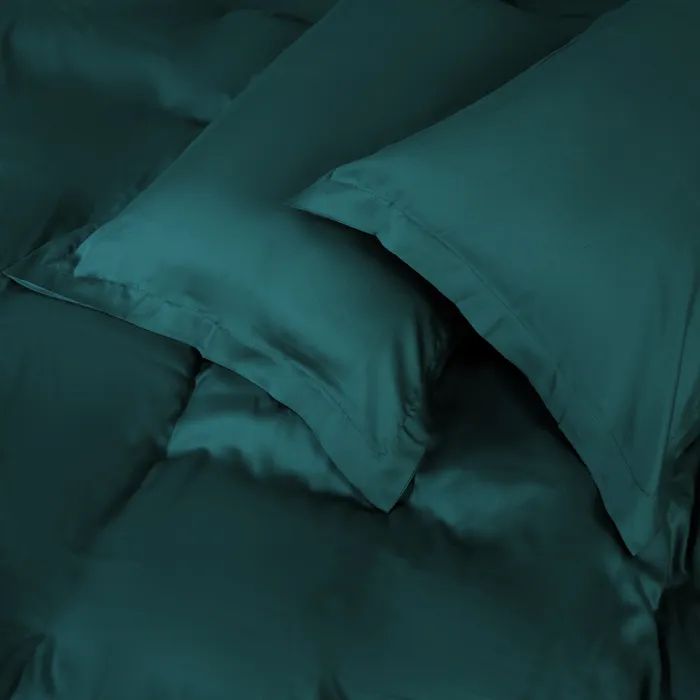 Постельное белье MirSon Tencel №07 Emerald 175х210 двуспальный (2200009370984) изображение 4