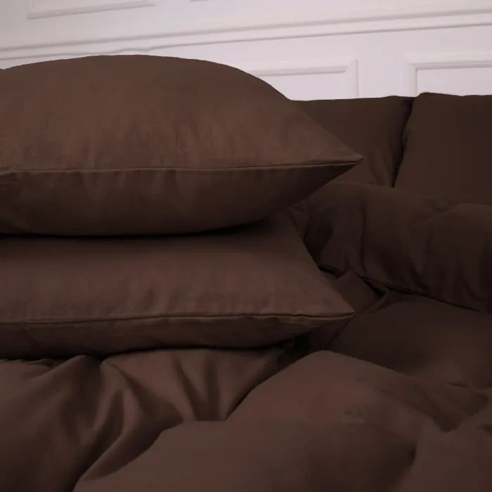 Постельное белье MirSon 003 Brown Фланель 143х210 Полуторный (2200009648700) изображение 6