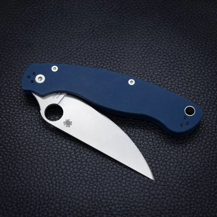 Ніж Spyderco Military 2 CPM SPY27 G-10 Cobalt Blue (C36GPCBL2) зображення 10