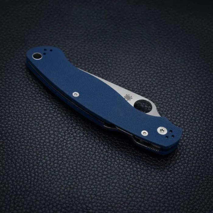 Ніж Spyderco Military 2 CPM SPY27 G-10 Cobalt Blue (C36GPCBL2) зображення 12