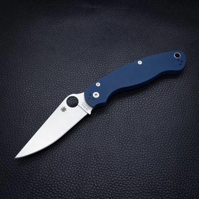 Ніж Spyderco Military 2 CPM SPY27 G-10 Cobalt Blue (C36GPCBL2) зображення 4
