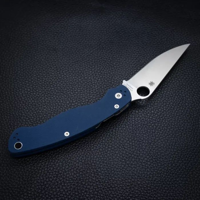 Ніж Spyderco Military 2 CPM SPY27 G-10 Cobalt Blue (C36GPCBL2) зображення 6