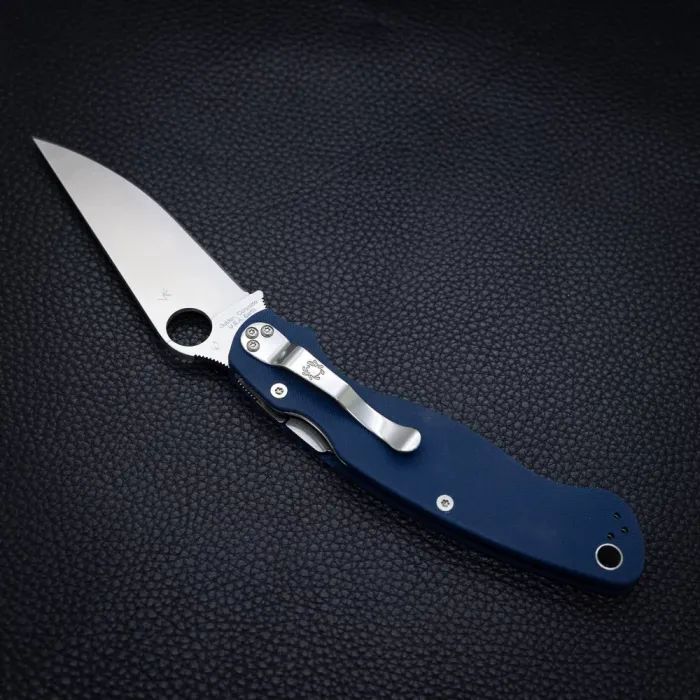 Ніж Spyderco Military 2 CPM SPY27 G-10 Cobalt Blue (C36GPCBL2) зображення 7