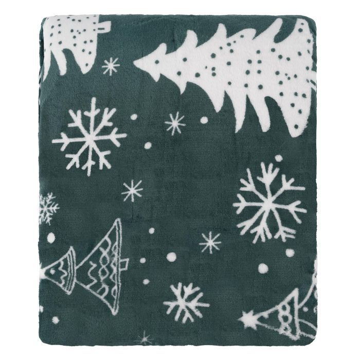 Плед Ardesto Christmas Flannel 160х200см, 100% полиэстер, елочки (ART0128PB) изображение 2