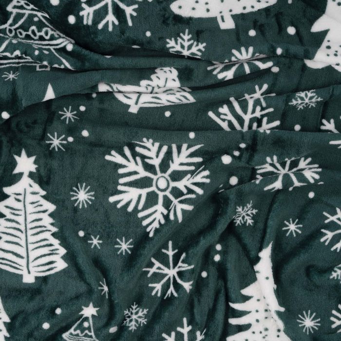 Плед Ardesto Christmas Flannel 160х200см, 100% полиэстер, елочки (ART0128PB) изображение 3