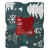Плед Ardesto Christmas Flannel 160х200см, 100% полиэстер, елочки (ART0128PB)