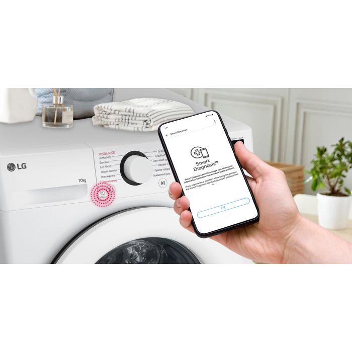 Пральна машина LG F4Y5RS3W зображення 3