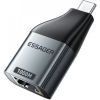 Переходник USB-C to RJ45 1000Mbps Essager (EZJRJK-MJ0G-P) изображение 2