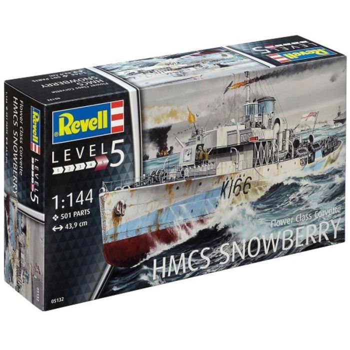 Сборная модель Revell Корвет класса Флауэр «HMCS Snowberry», уровень 5, 1:144 (RVL-05132) изображение 10